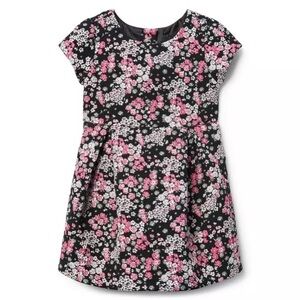 JANIE AND JACK Girls Floral Jacquard Dress 5 Party Elegant Vintage-Inspired Chic